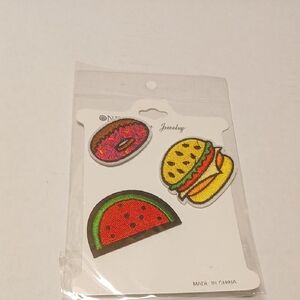 One Vibrant FoodThemed 3 Pcs Patch Set NWT